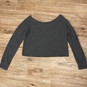 Hollister Off-The-Shoulder Long Sleeve Top